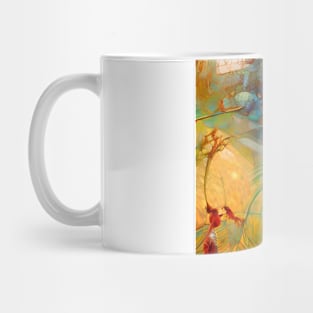 Vivid abstract with weird forms Mug